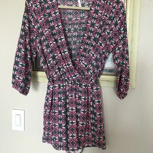 Printed romper